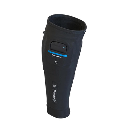 Therabody RecoveryPulse Calf - Compression and Vibration Sleeve for On The Go Relief, Reduce Soreness and Pain in Lower Legs, Increase Flexibility (Medium)