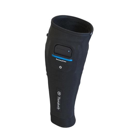 Therabody RecoveryPulse Calf - Compression and Vibration Sleeve for On The Go Relief, Reduce Soreness and Pain in Lower Legs, Increase Flexibility (Medium)