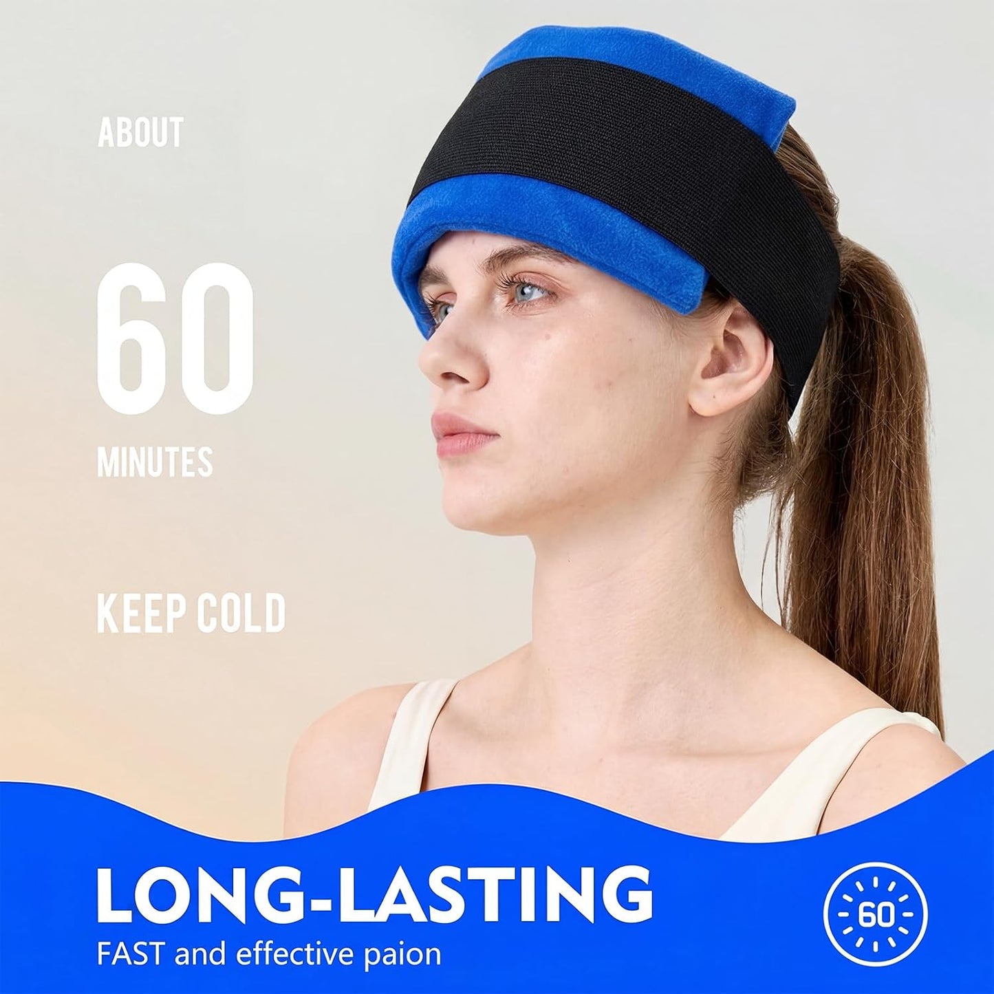 Reusable Hot and Cold Ice Packs for Injuries Long Lasting Reusable Gel Wraps for Shoulder Back Knee Joint Pain Muscle Soreness and After Surgery 3pcs with Strap 10.5"x4.3"x1.2"