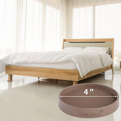 Non Slip Furniture Pads for Hardwood Floors -8 Pcs 3” Furniture Coasters Cups, Anti Skid Furniture Grippers Rubber Feet, Floor Protectors for Furniture Bed Couch Stoppers
