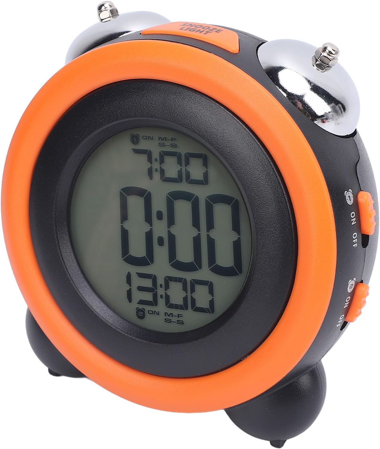 Vibrating Alarm Clock with Bed Shaker Portable Digital Alarm Clock with LED Display for Heavy Sleepers
