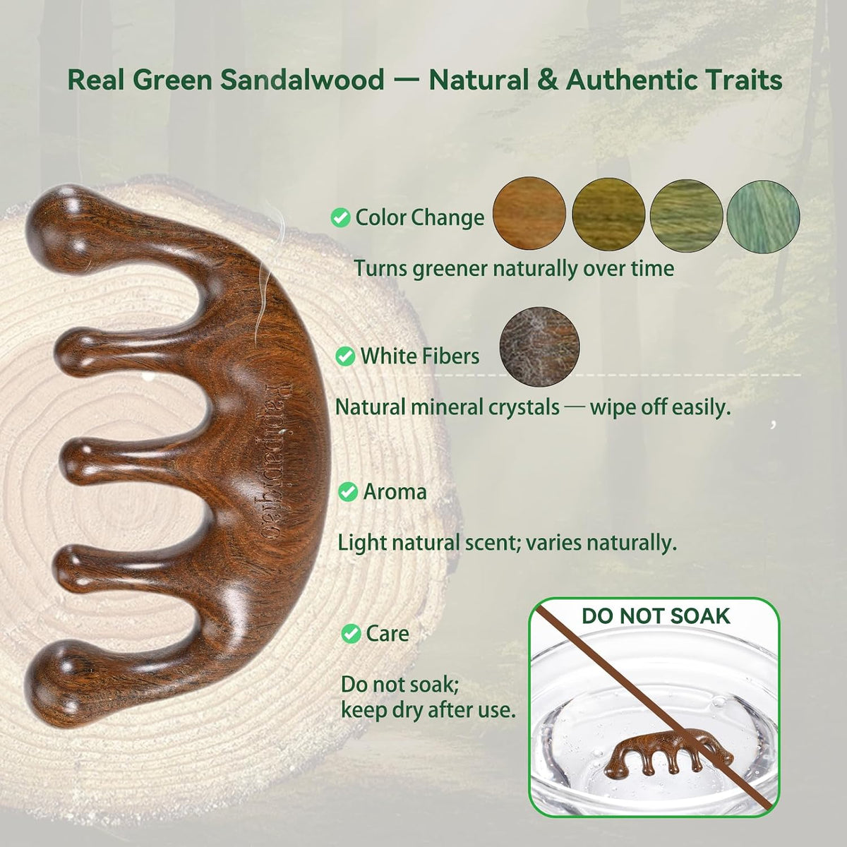 Wood Therapy Massage Tools – Wooden Manual Guasha Tool, Handheld Body & Scalp Massager, Trigger Point Scraper, Reflexology & Lymphatic Drainage Inspired Wooden Massage Tool for Face, Neck, Back & Legs