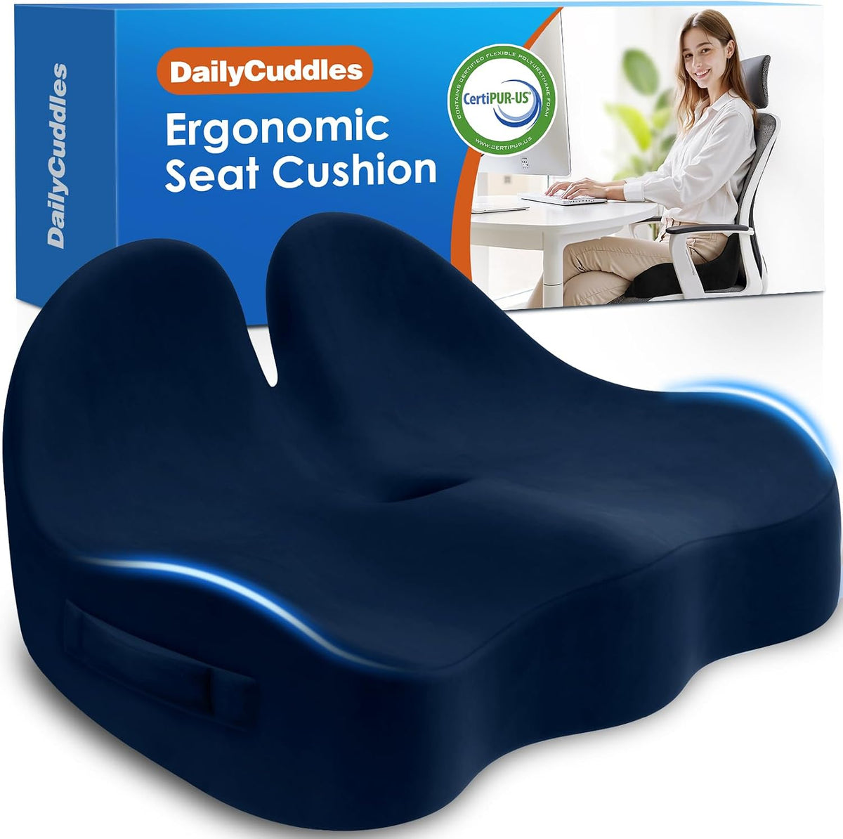 Seat Cushion, Chair Cushions, Memory Foam Office Chair Cushion