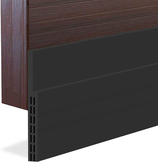 [New Upgrade] Huge Gap Door Draft Stopper, 3.4" W Widened Door Sweep Seal Gap Up to 1.8" for Interior & Exterior Doors - Keeping Draft, Noise, Dust and Unwanted Animals Out,3.4" W x 39" L,White