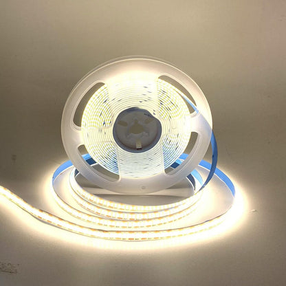 Motion Sensor Strip Light,Battery Operated Cabinet COB Led Strip Lights, Under Cabinet Lighting for Wardrobe,Stair,Pantry,Under Counter,Cupboard,Cabinet,Bed (Natural White, 2M)