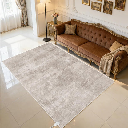 Electric Heated Carpet 35x55in Soft Plush Heating Rug 450W CX | Instant Warmth in 30s, 60 Heat Levels 12h Timer, Energy Efficient Safety Protection Ideal for Home Office Playroom 120V