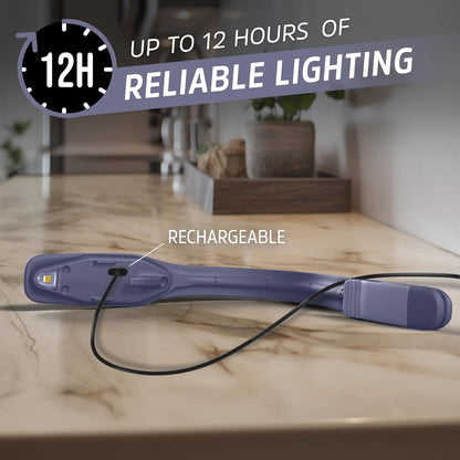 Energizer Flex-R LED Rechargeable Book Light for Reading in Bed, Reading Light with Warm LED Color, Long-Lasting and Lightweight, Pink