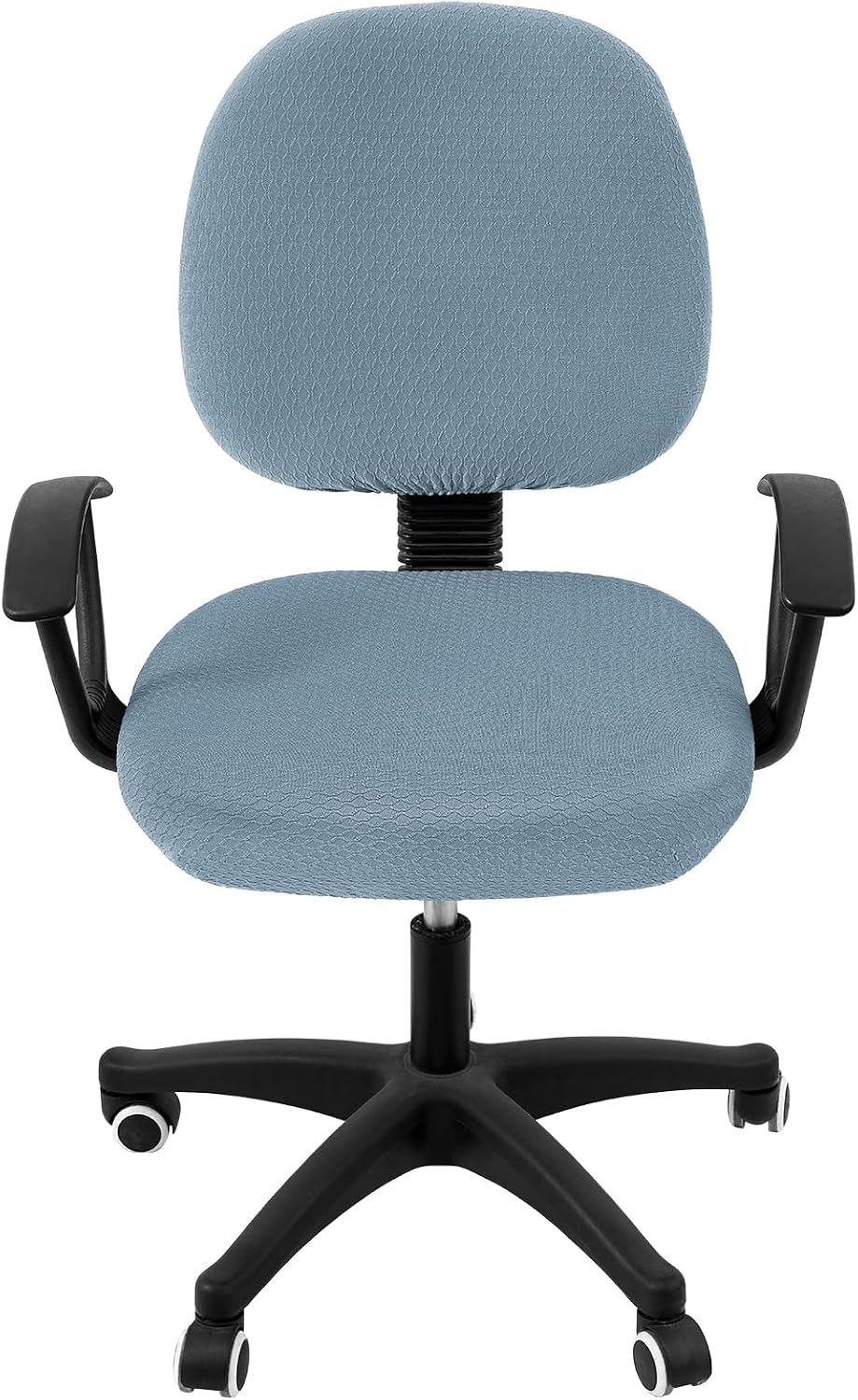 Smiry Office Computer Chair Armrest Covers, 2PCs Anti-dust Arm Rest Pad | Removable Washable Desk Chair Arm Pad Covers, Grey
