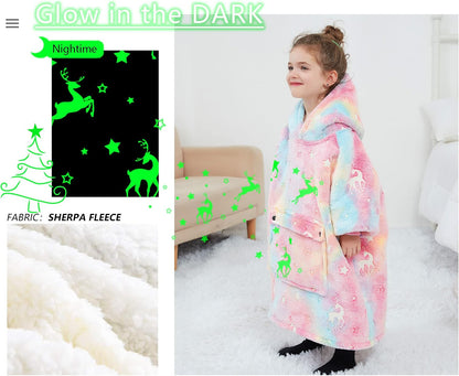 Wearable Blanket Hoodie for Adults With Pocket Strawberry Hoodie | Sherpa, Fuzzy Blanket Hoodie, Oversized Sweatshirt Blanket, Kangaroo Pouch, Cute Birthday Gifts for Sister, Cute Stuff