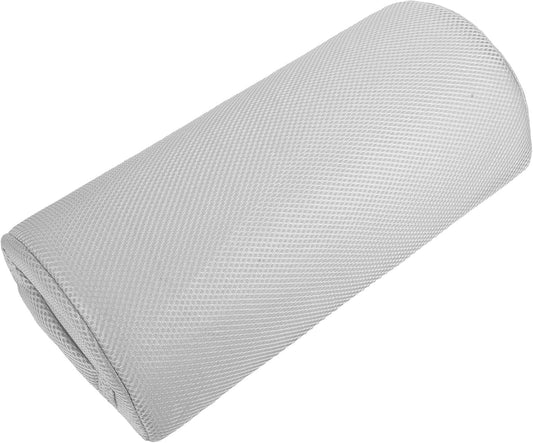 Knee Leg Pillow for Sleeping, Half Moon Bolster Pillow Memory Foam Pillows Lumbar Support Footrest Cushion for Back Hip Ankle Semi Roll Grey