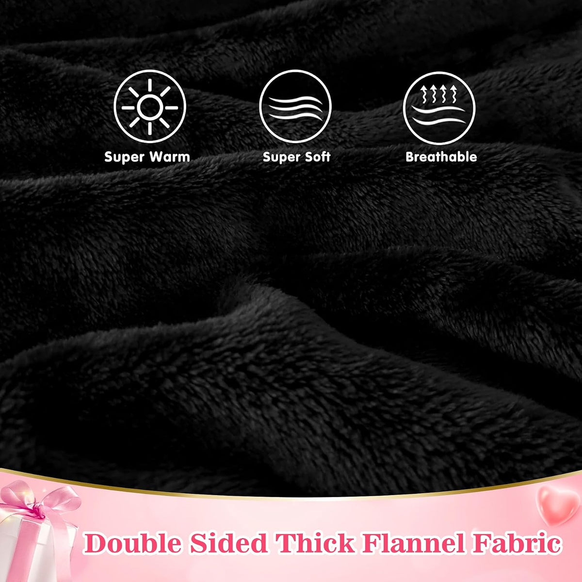 Waitu Wearable Blanket Sweatshirt Gifts for Women and Men, Warm and Cozy Giant Blanket Hoodie, Thick Flannel Blanket with Sleeves and Giant Pocket - Dark Gray