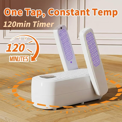 Boot Dryer,Shoe Dryer, Black, | Portable, Adjustable Brackets,3 Temperature Modes, 360° Circulating Hot Air, Fast Drying for Boot Sneaker Glove Sock