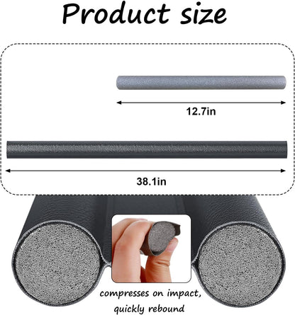 Wanheart Under Door Draft Stopper 38 Inch, Door Sweep for Bottom of Door | Draft Blocking, Small Gap Fit, Trim to Size, No Adhesive, Wipeable Cover