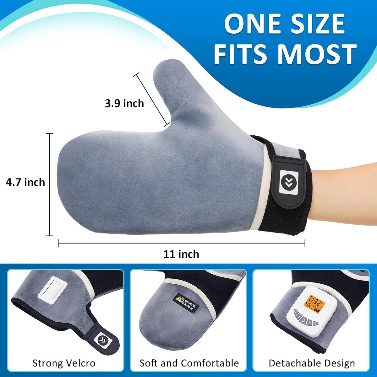 Feet Warmers, 5000mAh Rechargeable Foot &Ankle Heating Pad for Circulation