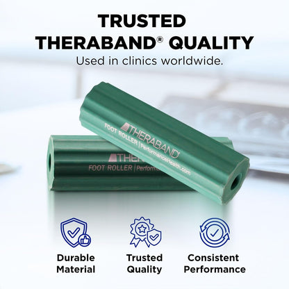 THERABAND Foot Roller for Foot Pain Relief, Massage Ball Roller for Arch Pain, Plantar Fasciitis Treatment, Heel Spurs Reliever, Tired Feet