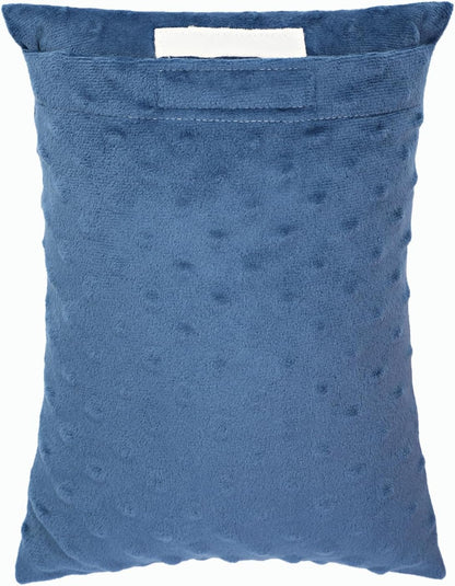 Small Neck Pillow for Recliner Chair Neck Support Pillows Pain Relief Plump Adjustable Filling Nap Airplane Sleeping Little Cushion Minky Dot Dark Gray