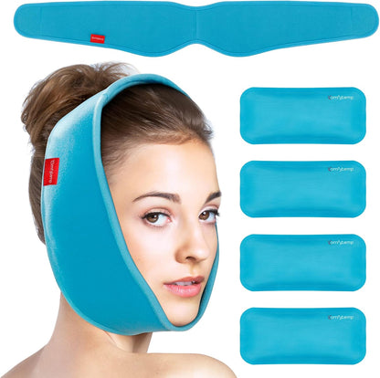 Comfytemp Wisdom Teeth Ice Pack Head Wrap, Gel Face Ice Pack for TMJ Relief