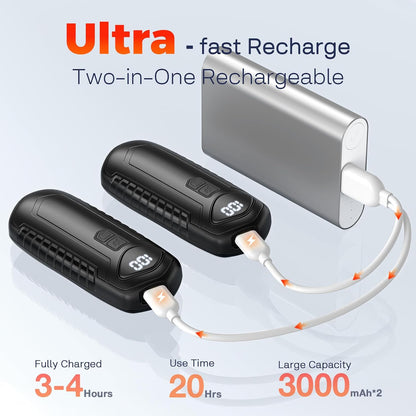 Hand Warmers Rechargeable 2 Pack, Electric Hand Warmer, 2-Second to 131°F with 5 Heat Levels, USB-C Portable Pocket Heater Handwarmers, UL Certified for Camping, Hunting, Gifts for Women Men