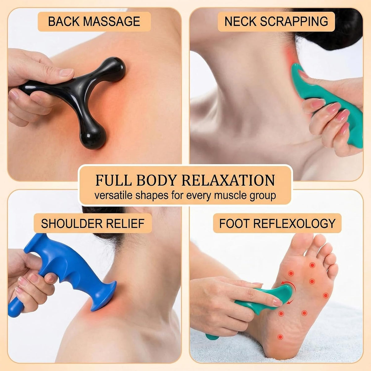 Trigger Point Massage Tool 3 Pcs Set