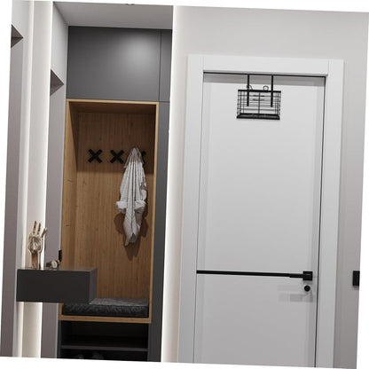 MAGICLULU Cabinet Door Organizer Hair Dryer Holder Hair Tool Holder Shelf Door Rear Rack