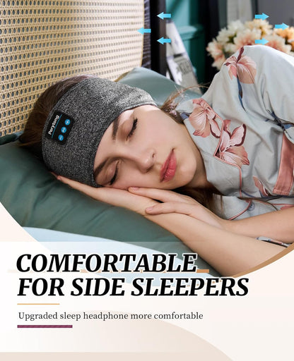 Perytong 2 Pack Sleep Headphones, Sleeping Headphones | Bluetooth Headband with Ultra-Thin HD Stereo Speaker, Wireless Headphone for Sports, Insomnia, Yoga, Air Travel, Meditation