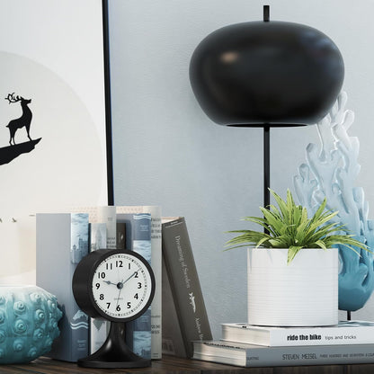 AYRELY® 3" Analog Alarm Clock, Retro Small Clock, Desk Clock for Bathroom