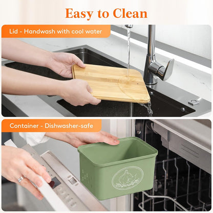 Lifewit Plastic Potato and Onion Storage Bin Box, Set of 3, White | Stackable Garlic Keeper, Vegetable Container Box, Aerating Holes & Lid for Pantry Countertop