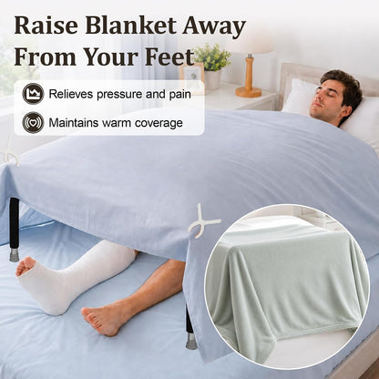 Blanket Lifter for Foot of Bed, 28"-34" Height Adjustable Blanket Lifter