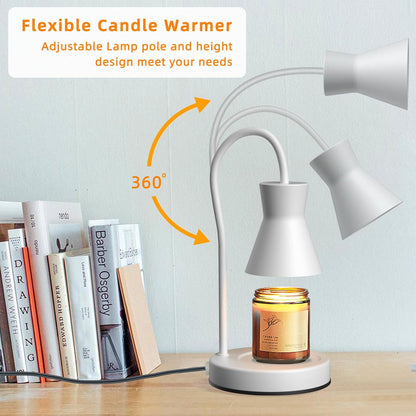 LALISU Candle Warmer Lamp with Timer Electric Candles Light Birthday Gifts