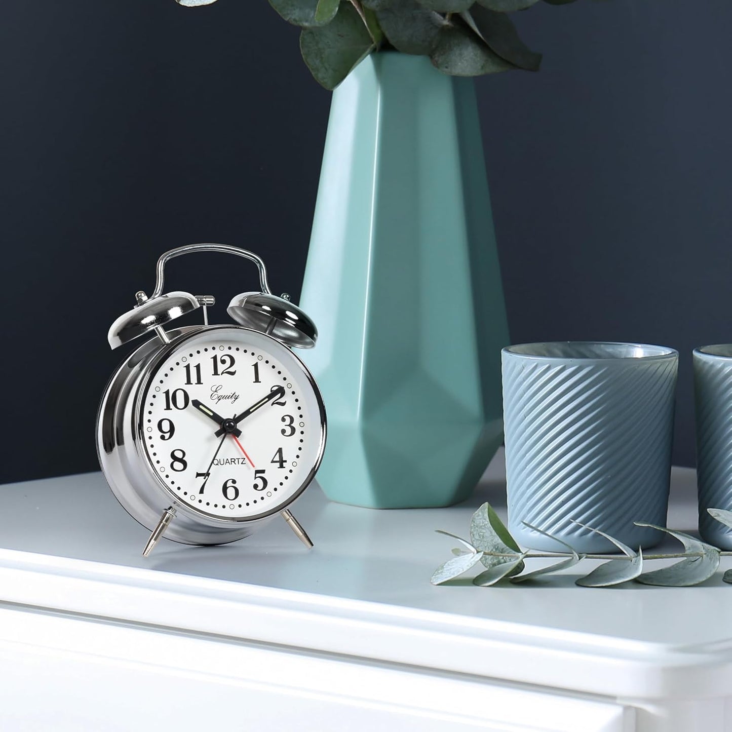 Equity 13014 Analog Twin Bell Alarm Clock