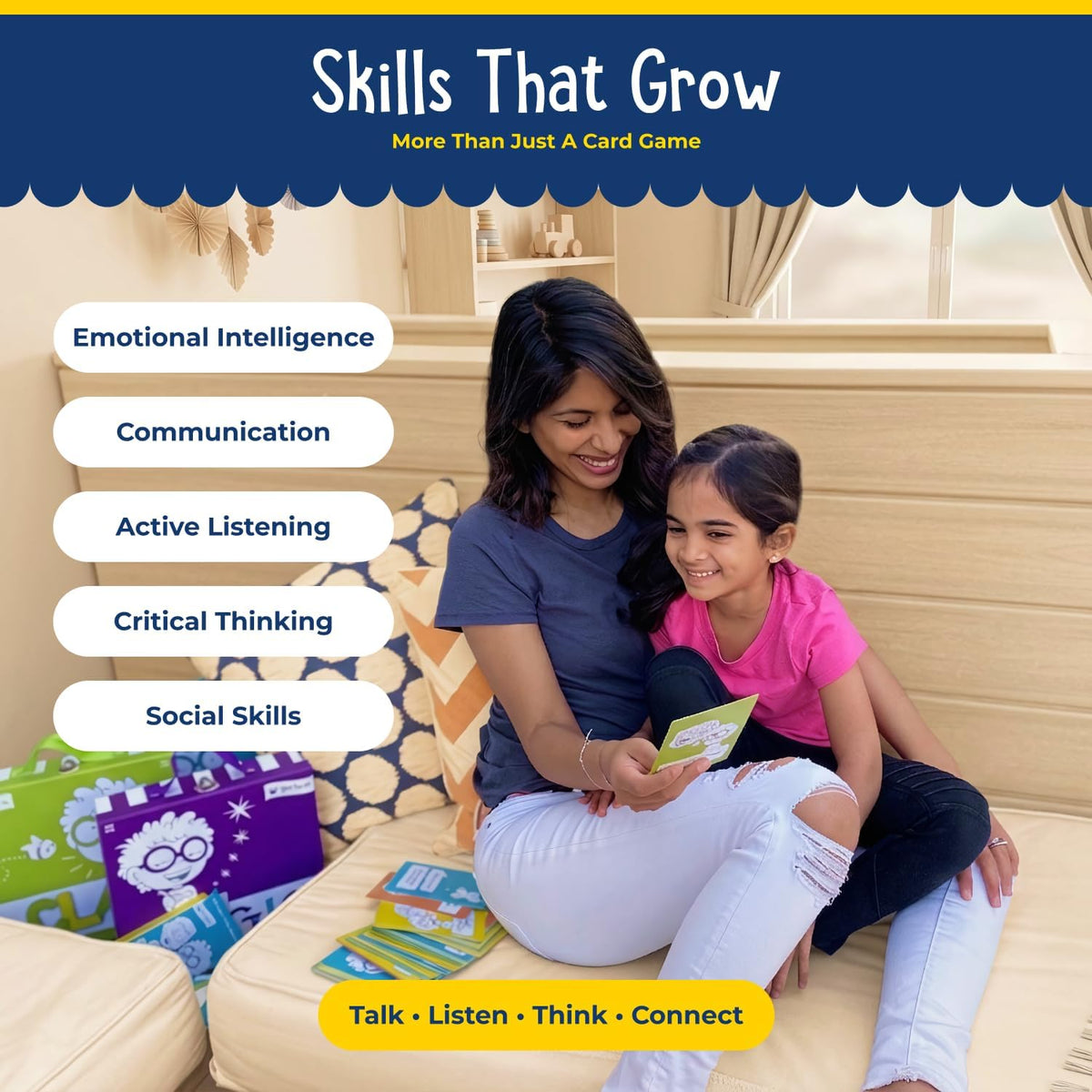 Open The Joy Kindness Mission Cards for Kids | 56 Secret Missions to Build Empathy, Compassion & Social Skills | Fun Screen-Free Activity Game for Families & Classrooms | Ages 4+ | SEL Learning Cards