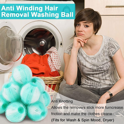 8PCS Pet Hair Remover and Laundry Ball Set, Reusable Dog Hair Remover for Laundry, Lint Catcher Laundry Ball in Washing Machine, Pet Hair Catcher for Clothes, Bedding