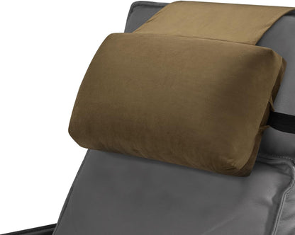 Head Recliner Pillow Adjustable Shredded Memory Foam Headrest Pillows for Recliner Chairs,Non-Slip Velvet Cushion for Pain Relief Neck Support Pillow for Travel Home Sofa Armchair with Zipper Cover