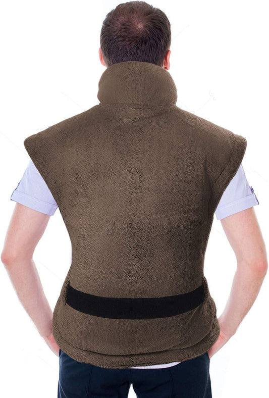 Heating Pad King Size Fast-Heating Technology for Back/Waist/Shoulder/Neck Pain and Cramps Relief - Moist and Dry Heat Therapy with Auto-Off 26"X38" Hot Heated Pad by GOQOTOMO PJ-King