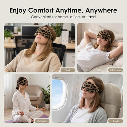 MORLIDEN Heated Eye Mask for Dry Eyes & Stye - Microwavable Warm Compress