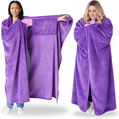 Super Blanky Wearable Blankets for Women & Men, Dorm Room Essentials, Gift for Her, Gifts for Women, Wife Birthday Gift Ideas
