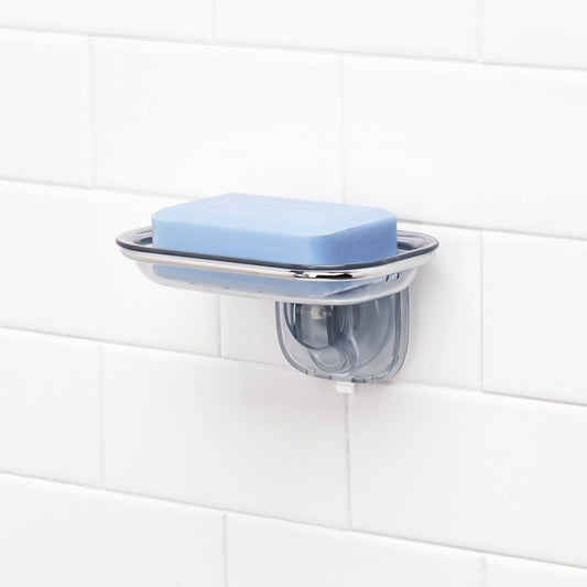 OXO Good Grips Suction Shower Hook | Shower Storage, Hooks Holds Loofahs, Towels & Razors, Ideal for Shower Organization