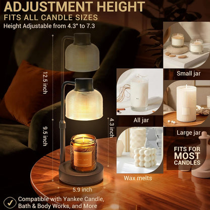 Candle Warmer Lamp with Timer, Birthday Gift for Women, House Warming Gift