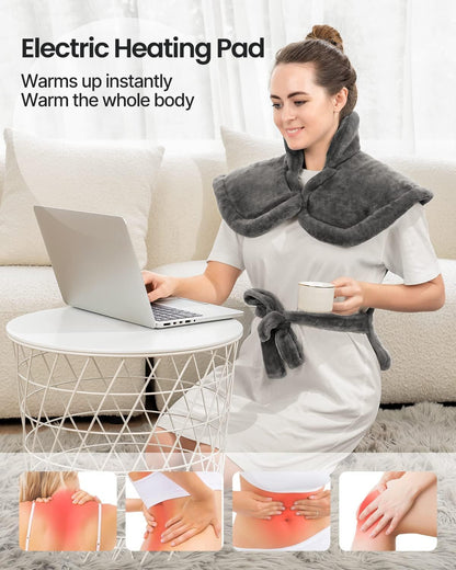 RENPHO Heating Pad for Back, Gift for Women & Men, FSA Eligible HSA