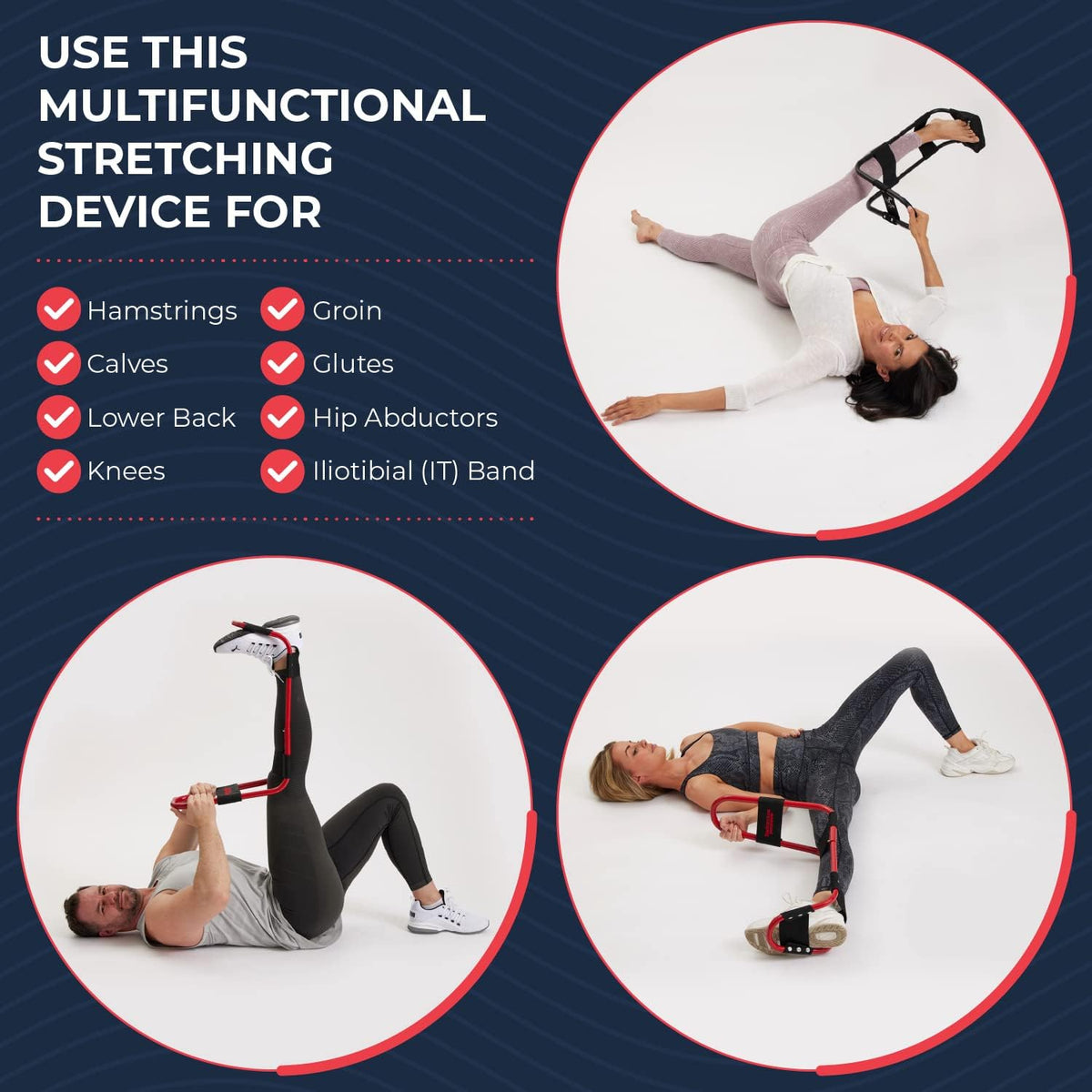 IdealStretch Leg Stretcher Hamstring Stretcher Hip Stretcher Patented