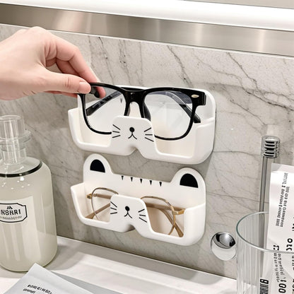 Nokiils 4 Pack Sunglass Organizer, Cat-shaped Sunglasses Holder, Glasses Organizer for Entryway, Living Room, Bedroom, Bathroom