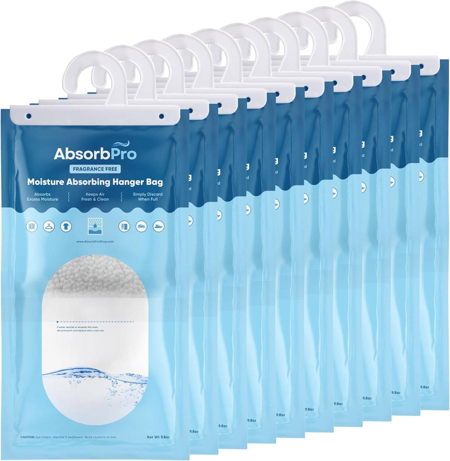 Charcoal Moisture Absorber Tub 18 oz, 3-Pack