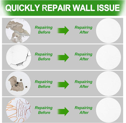 Drywall Repair Kit, 13 Piece Aluminum Wall Repair Patch Kit, 2/4/6/8 inch Aluminum Drywall Patch, Quick Fix Plaster