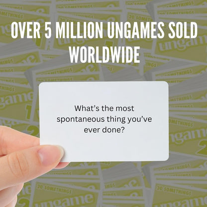 Pocket UNGAME - Seniors Edition - Non-Competitive Card Game for Seniors to Discuss, Share Values & self Express - Take a Walk Down Memory Lane - Age 55+