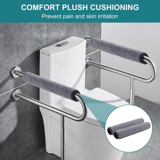2 Pcs Wheelchair Armrest Pads Covers - Widened Self Adhesive Strips Comfortable and Protective for Wheelchairs, Office Chairs, and Armrest Chairs Comfort Padding Pressure (2 Pcs Size：M)