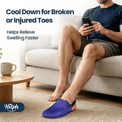 Hilph Foot Toes Ice Pack Wrap for Broken Toes & Bunion Surgery Recovery