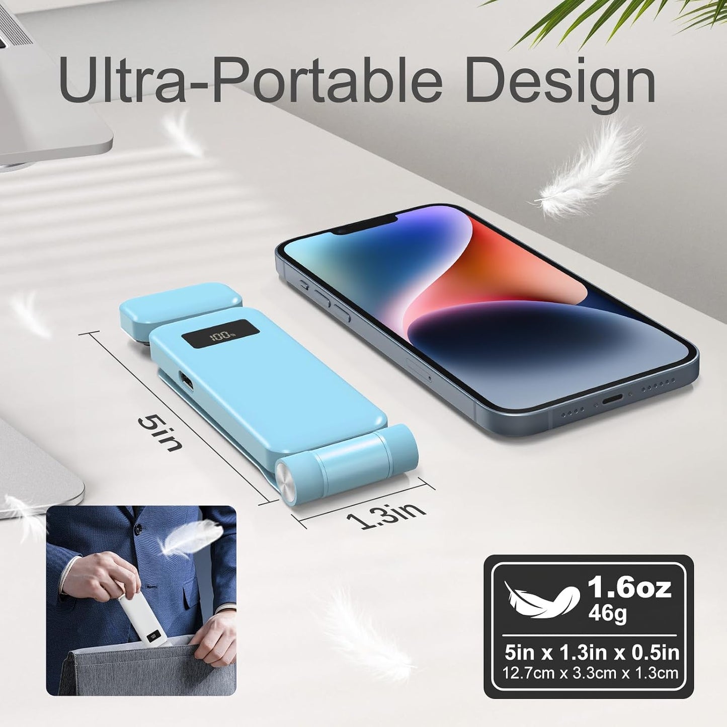 KTEBO 2 Pack Rechargeable Book Light Clip-On Reading Light for Books in Bed | 9 eye-friendly modes from 3 color temperatures and 3 brightness, USB-C up to 30 hrs - Black & Black