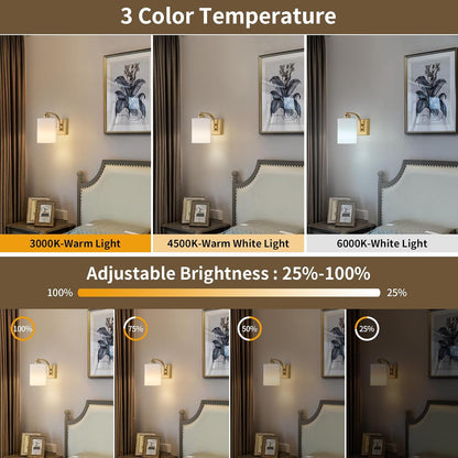 Powfloven Black Rechargeable Wall Sconces Set of 2 with Remote, Wireless Dimmable Battery Operated LED Wall Lights, Cordless Wall Lighting Lamp Fixture for Bedroom Living Room