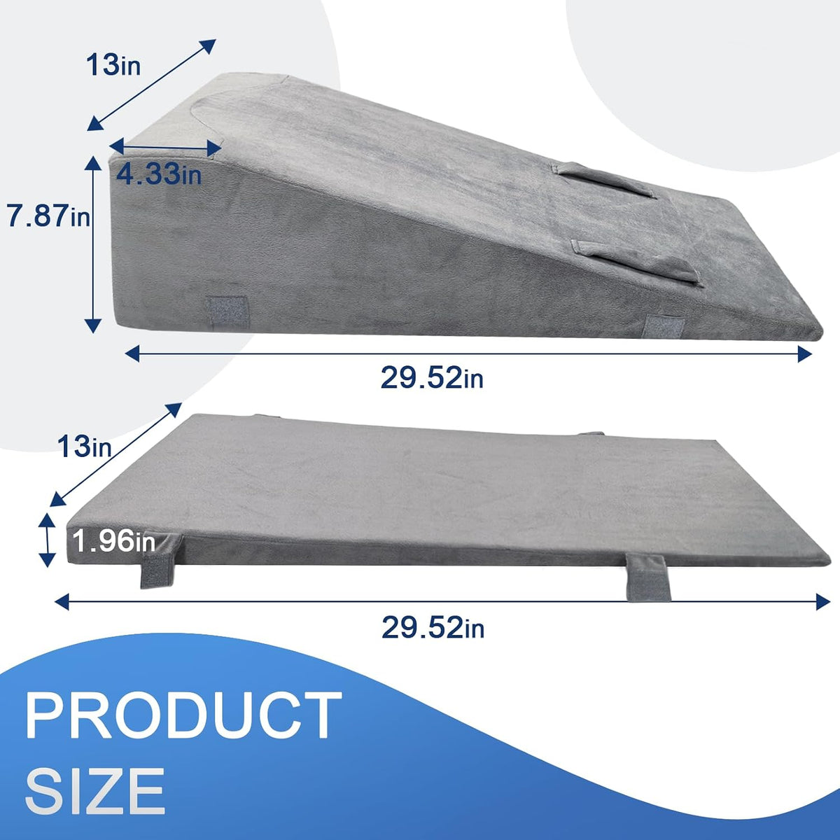 Adjustable Leg Elevation Pillows for After Surgery, Keep Knee Straight