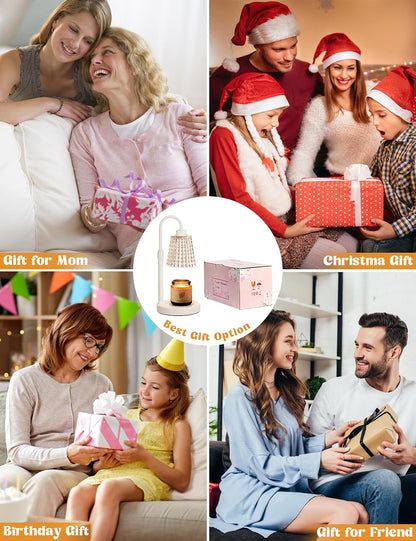 Candle Warmer Lamp with Timer Home Decor Birthday Gifts for Women